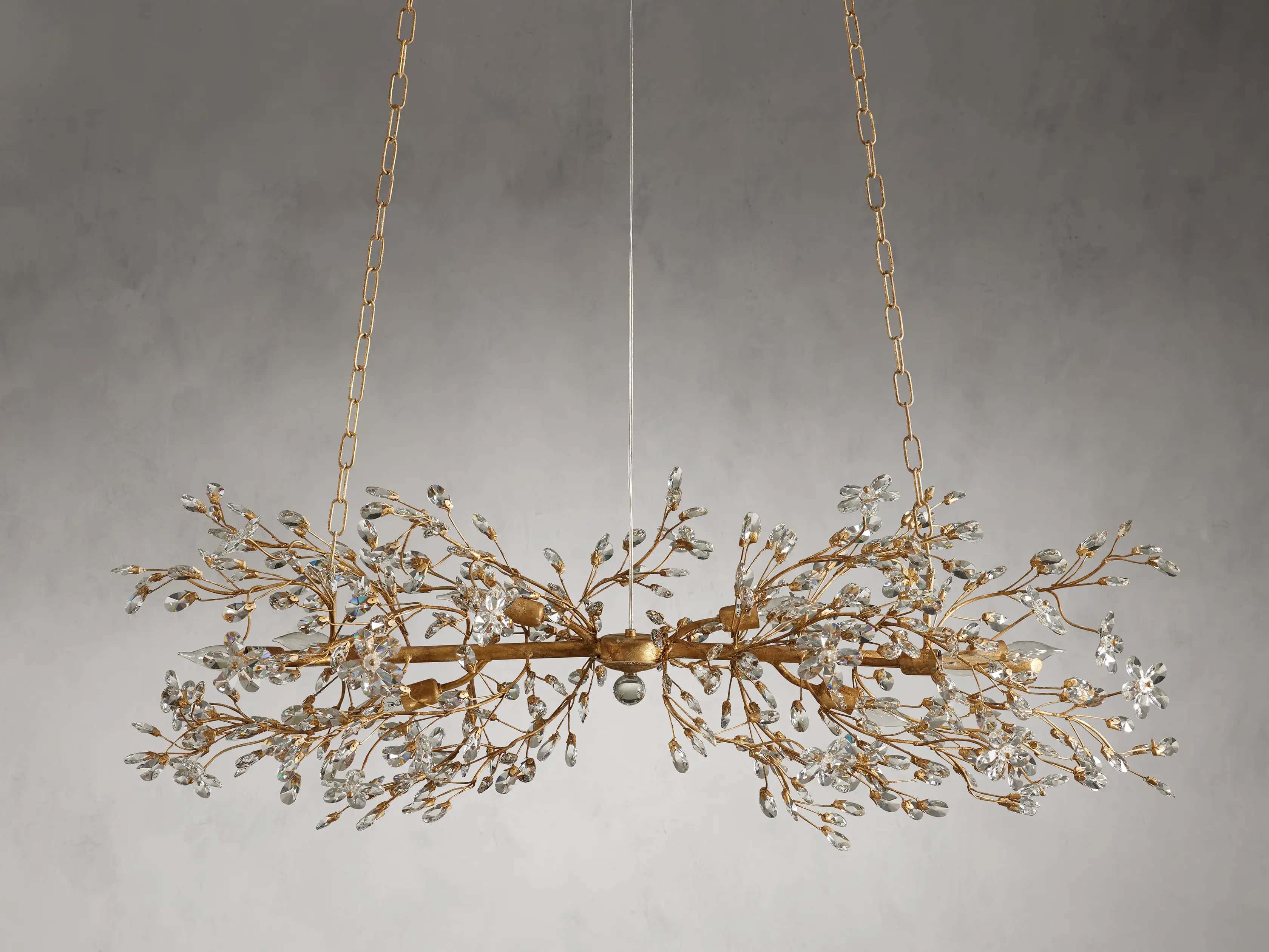 Fiore Linear Chandelier 43" 51" 68"