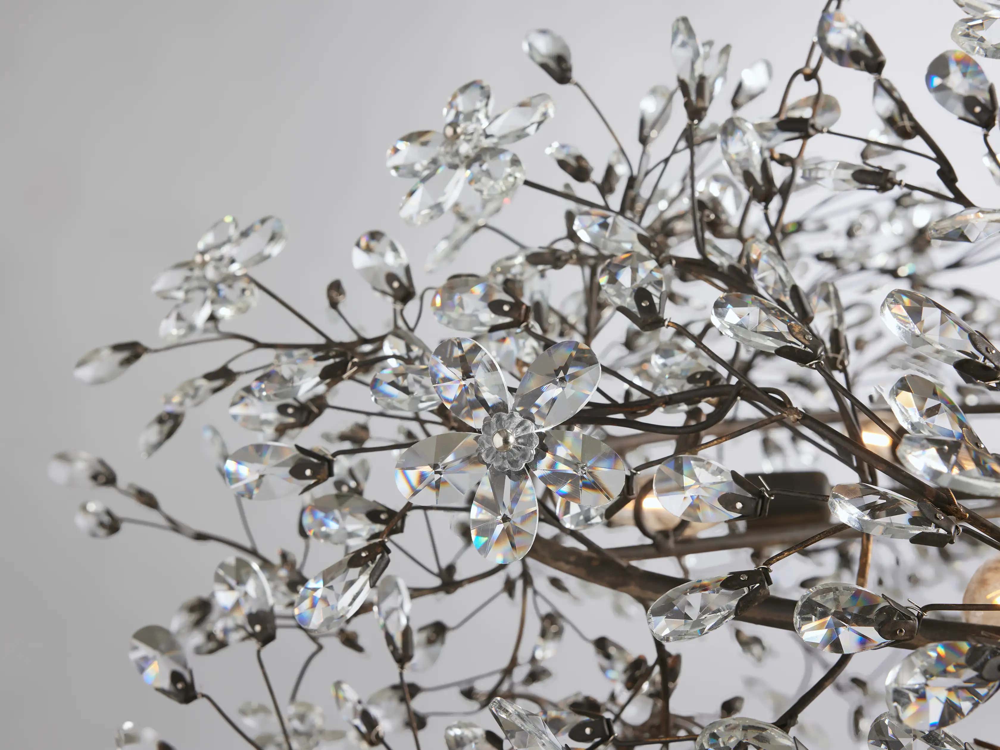 Fiore Crown Chandelier 39" 48" 60"
