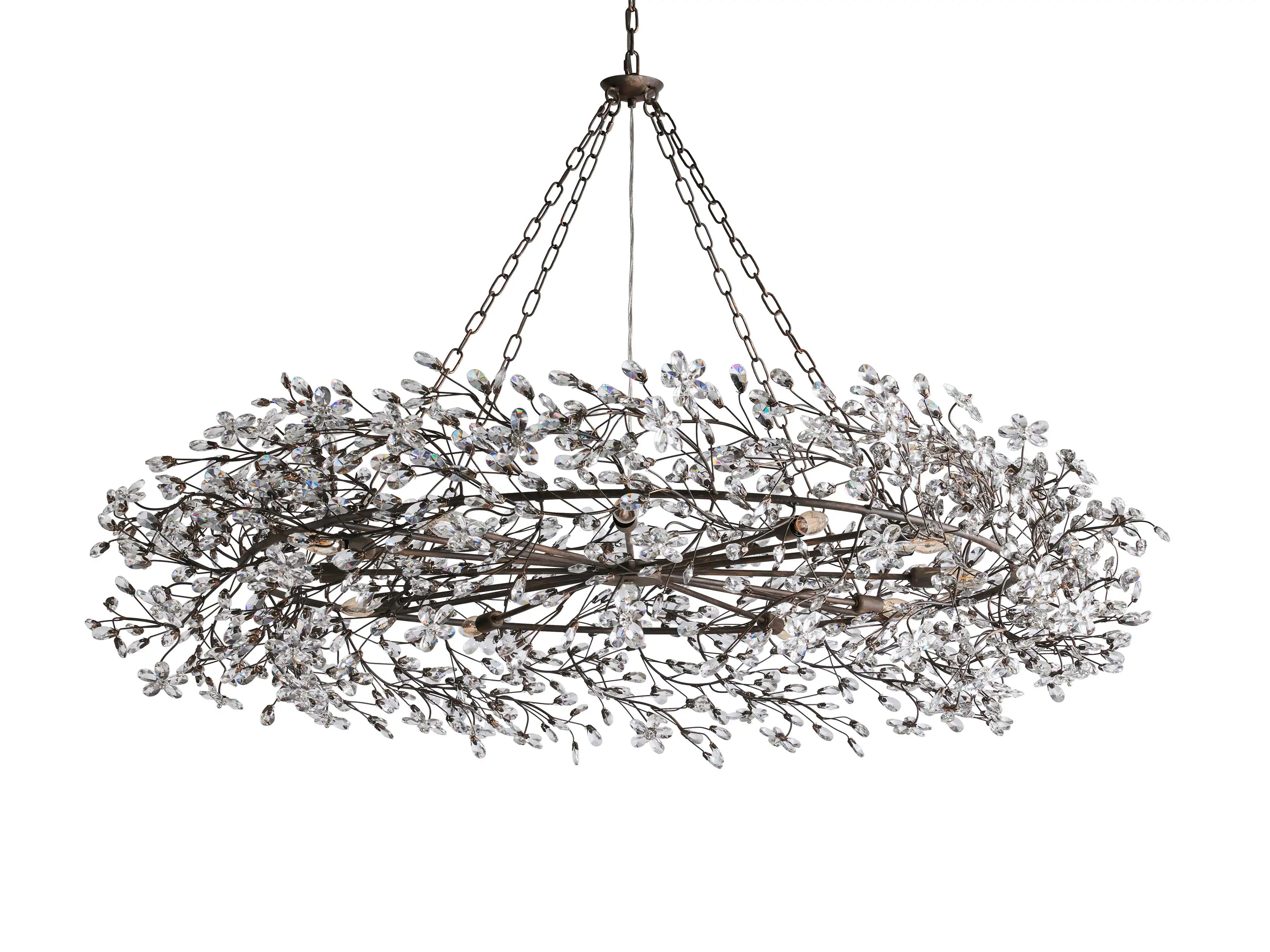 Fiore Crown Chandelier 39" 48" 60"