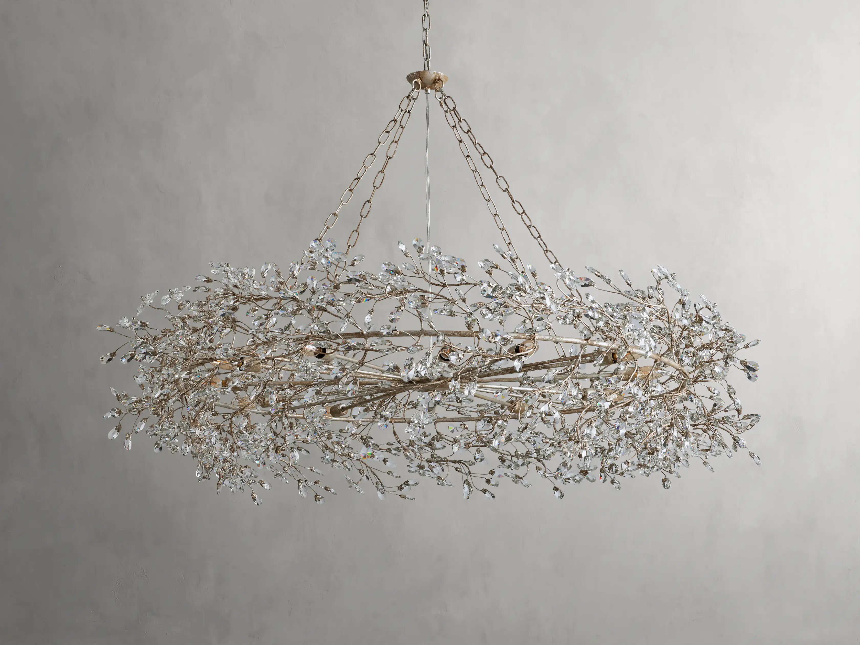 Fiore Crown Chandelier 39" 48" 60"