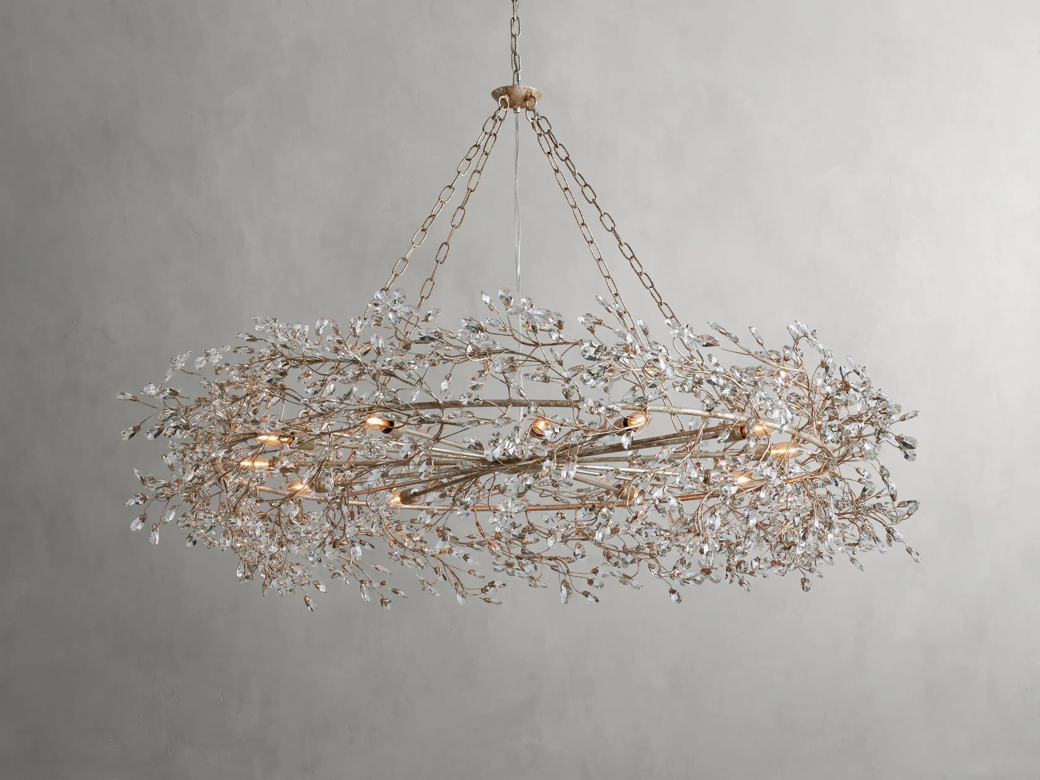 Fiore Crown Chandelier 39" 48" 60"