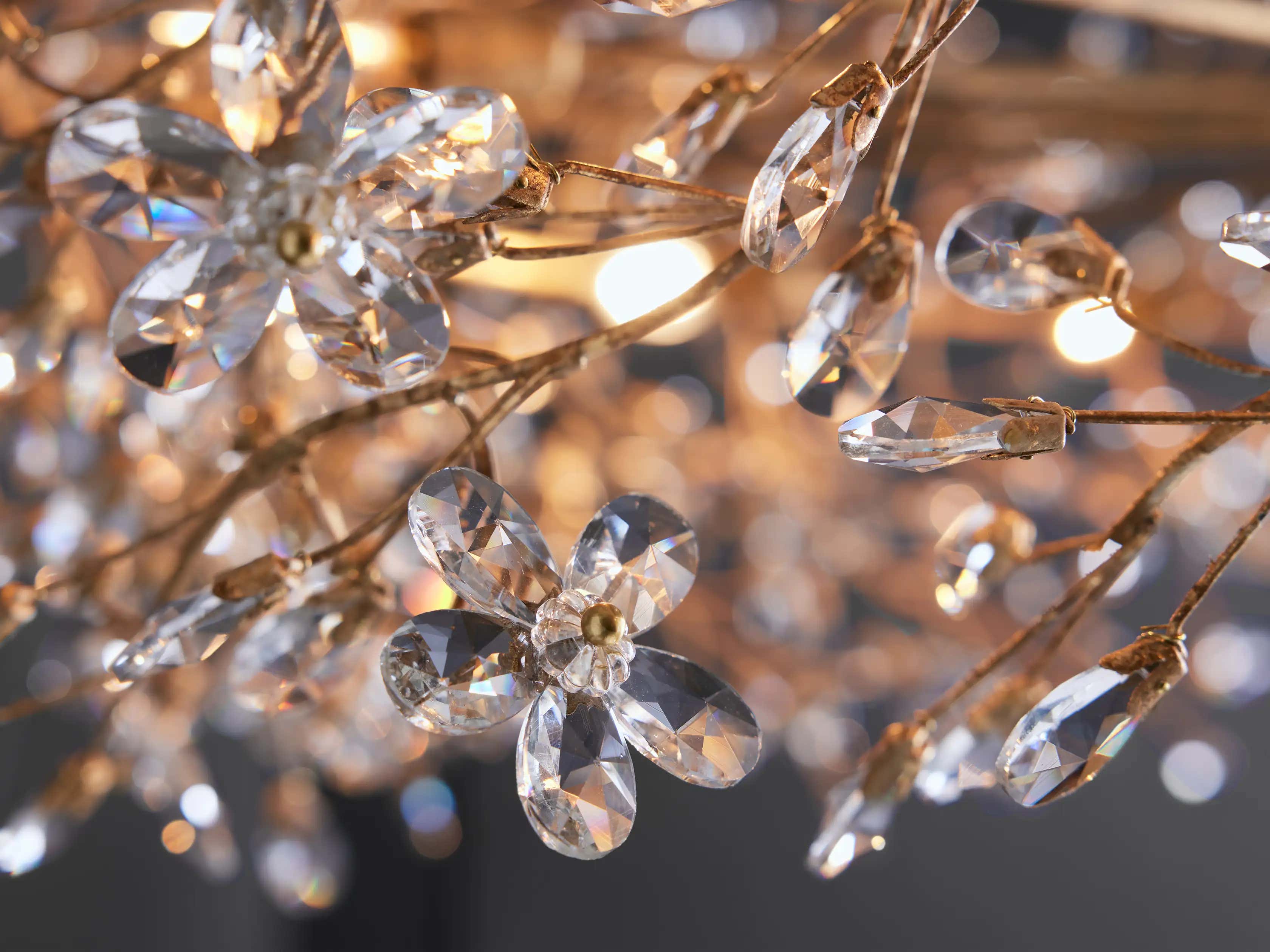 Fiore Crown Chandelier 39" 48" 60"
