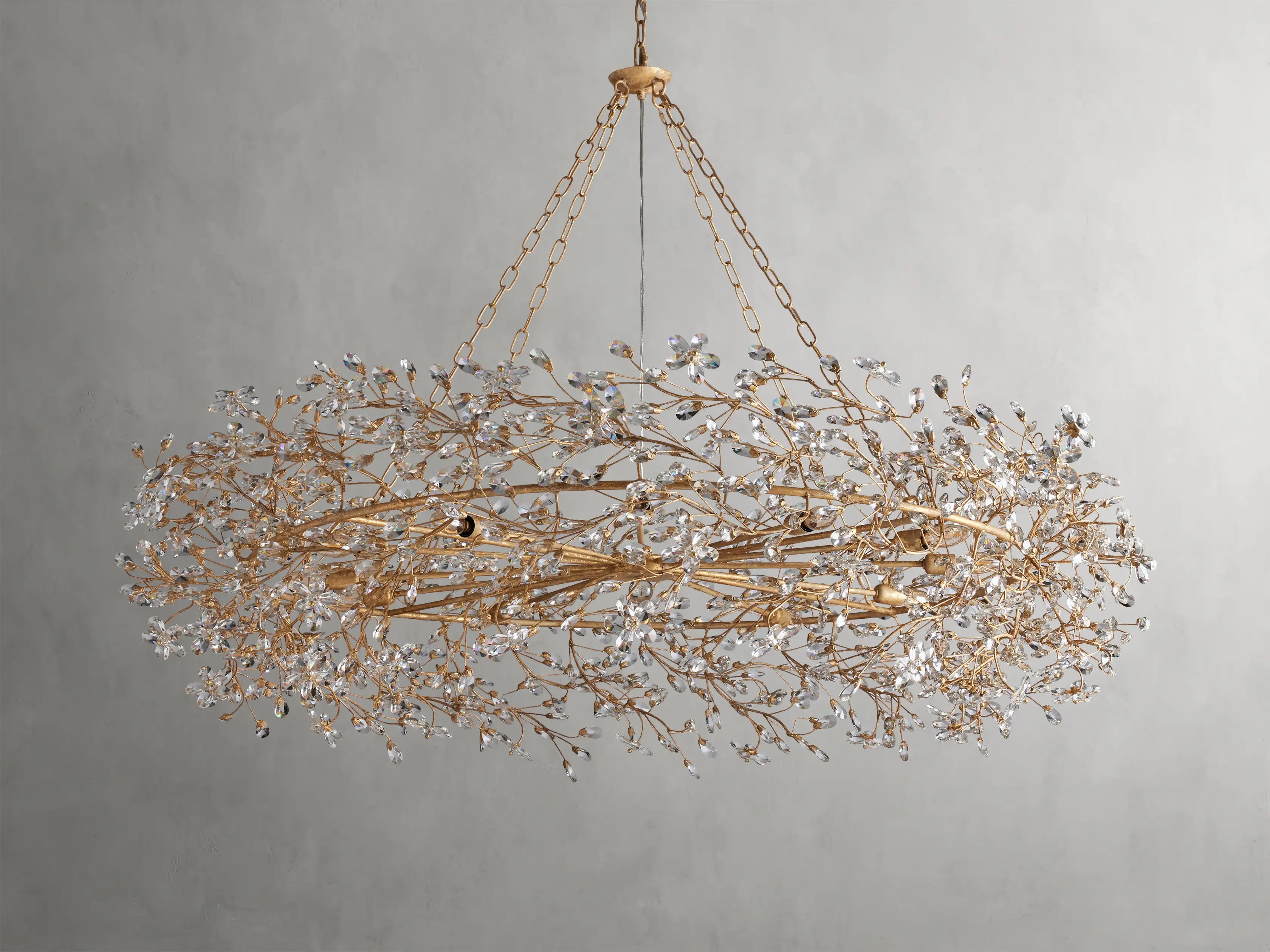 Fiore Crown Chandelier 39" 48" 60"
