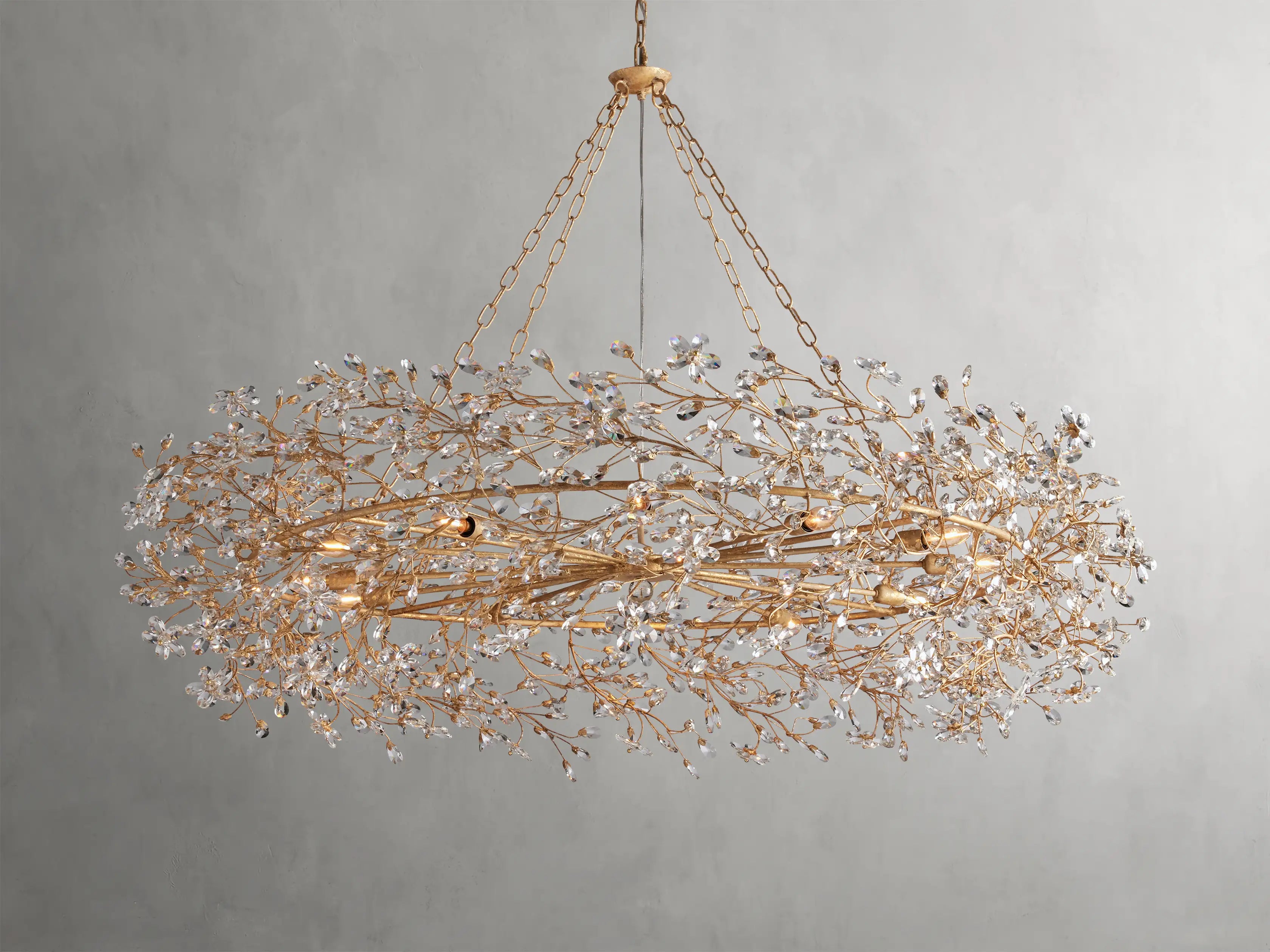 Fiore Crown Chandelier 39" 48" 60"