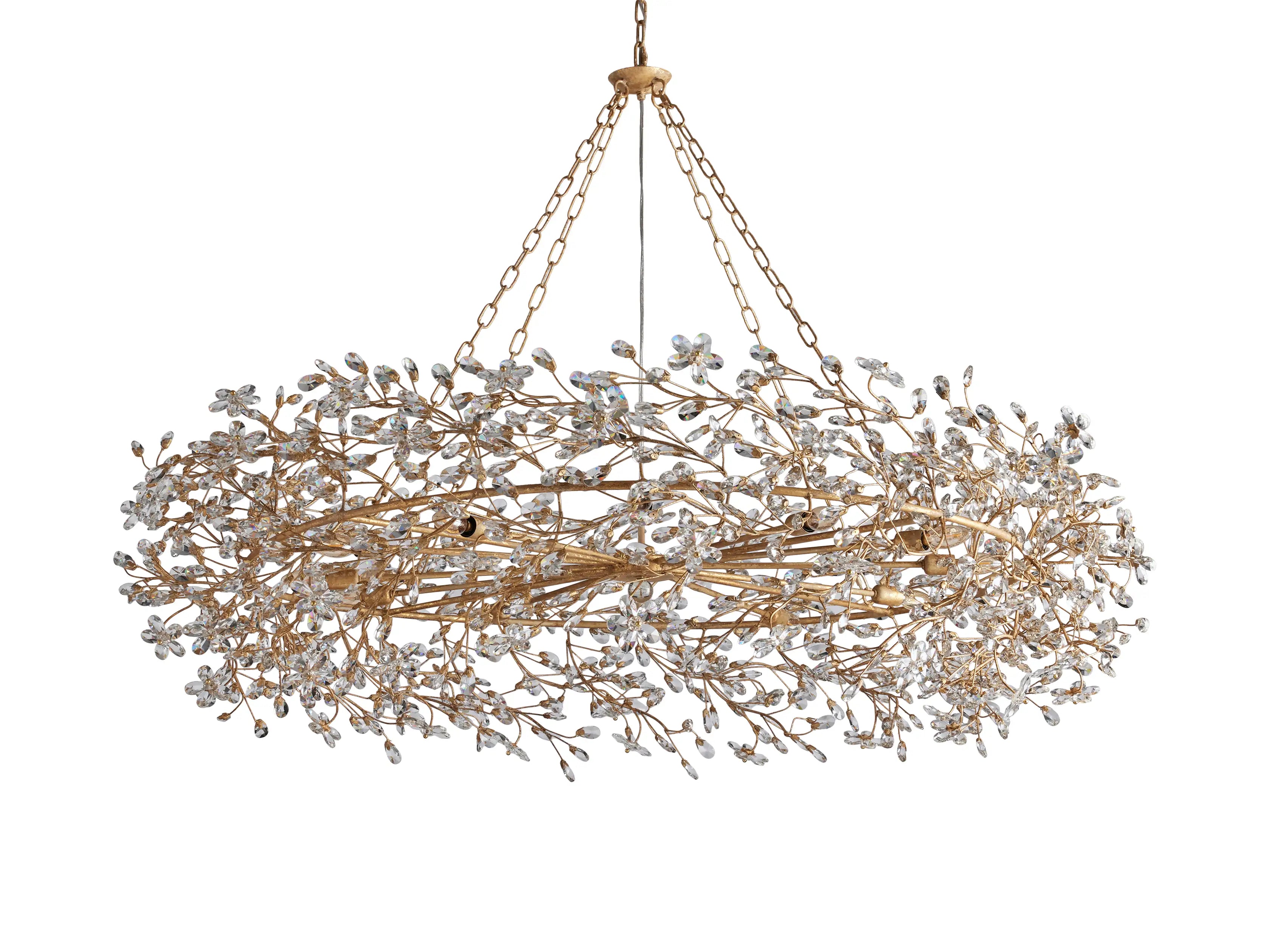 Fiore Crown Chandelier 39" 48" 60"