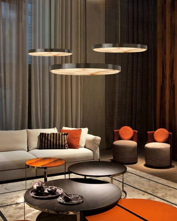 Unique Lustre Solid Marble Dome Ceiling Anvers Pendant Light Fixtures for Living room