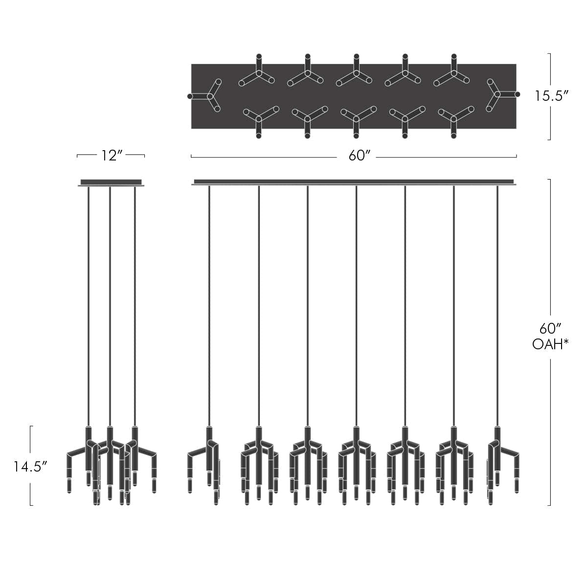 Ranti Linear Chandelier