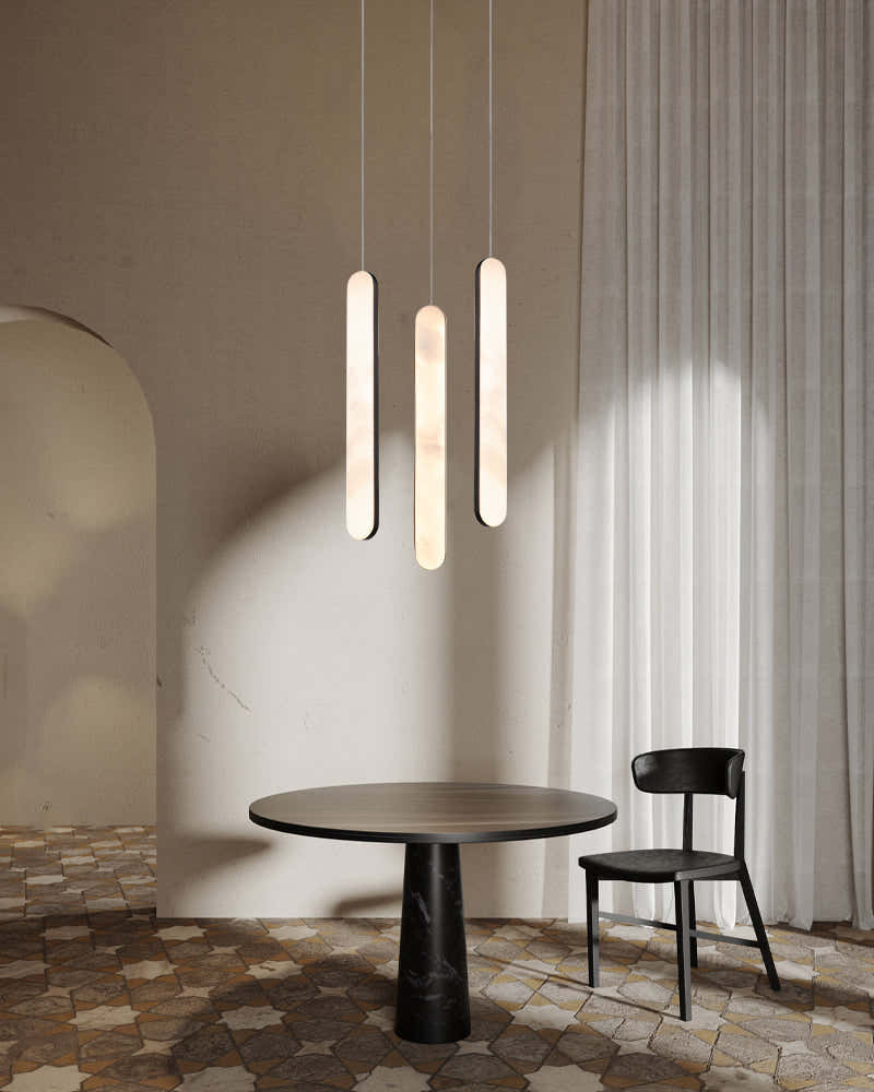 Cadiz LED Wide 2" Aged Brass/Black Indoor Mini Ceiling Pendant Lighting