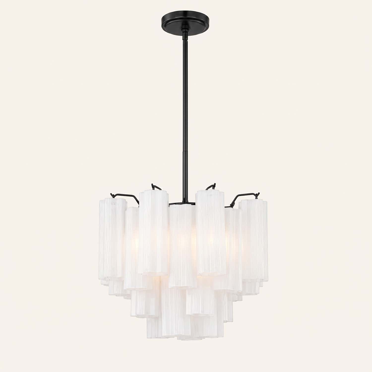 Addis Murano Glass Chandelier 17.8" 19.8" 22" 26.8" 32''D