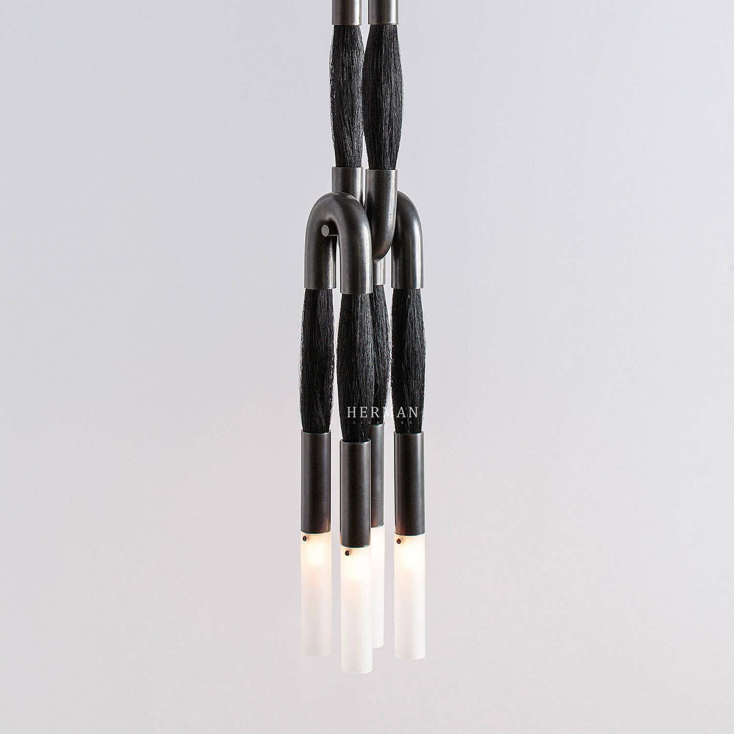 Heritage Horsehair 4-Light Pendant