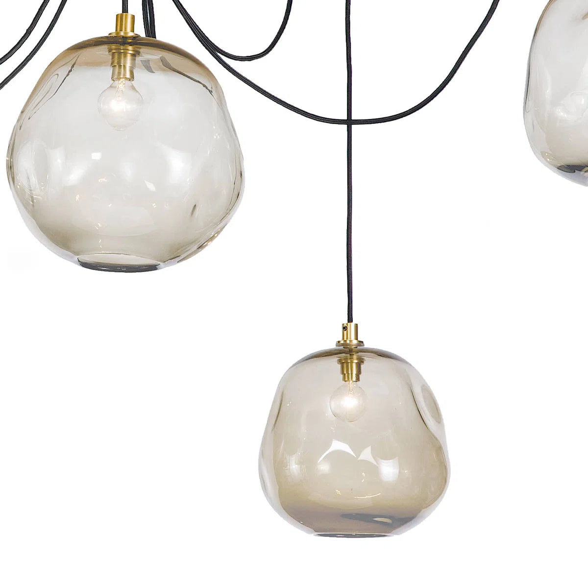 Molten Spider Small With Smoke Glass