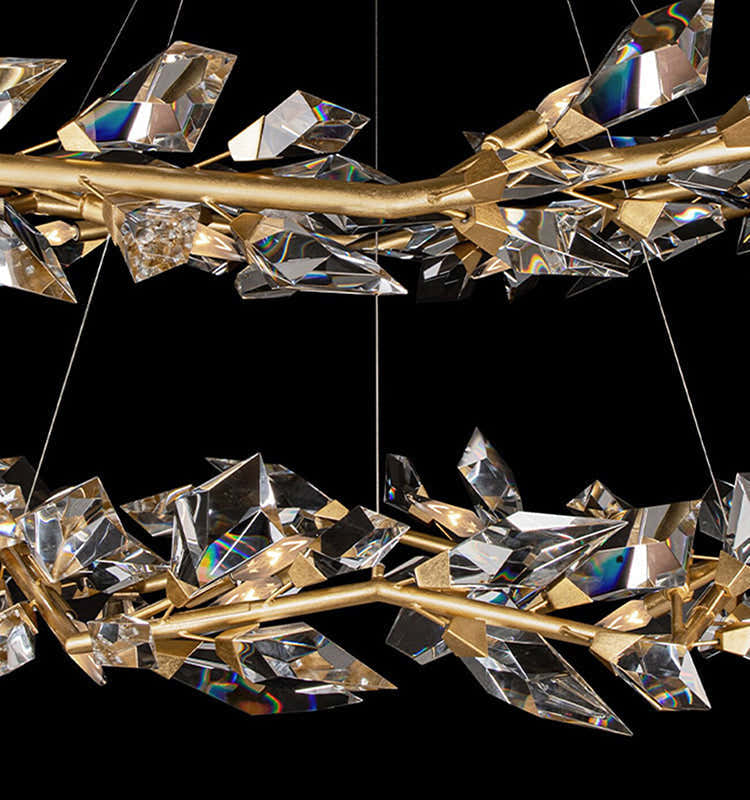 Addison 55" Round Crystal Chandelier
