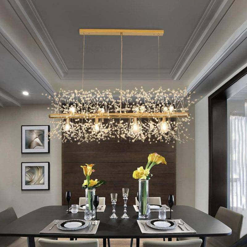 El Sol Kitchen Island Lighting Fixture, Gold