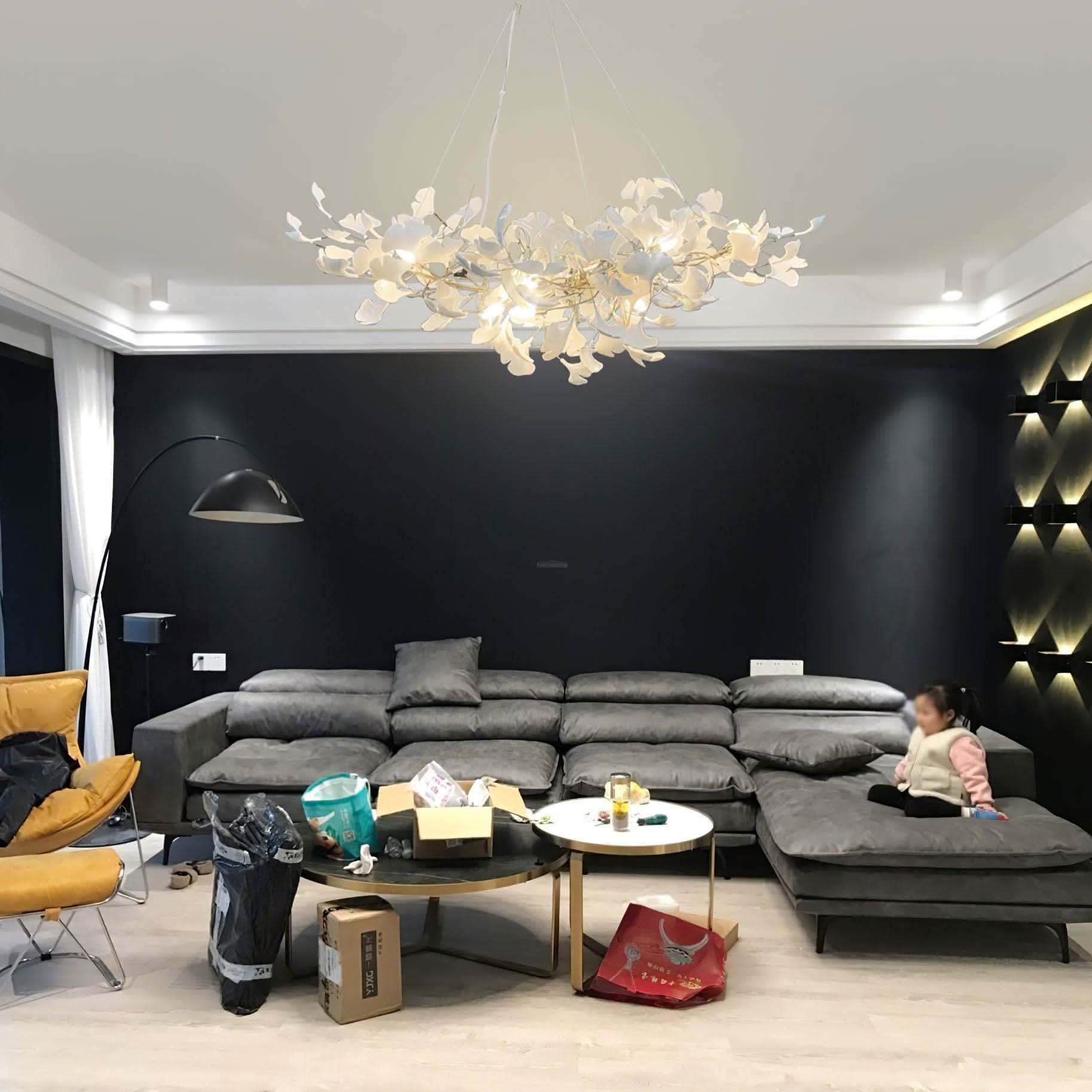 Ginkgo Chandelier Style B