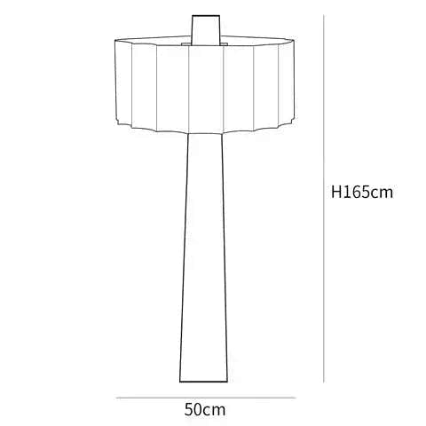 Alabaster Pantheon Floor Lamp