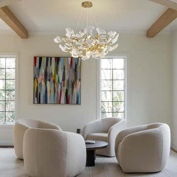 Ginkgo Round Chandelier 32"