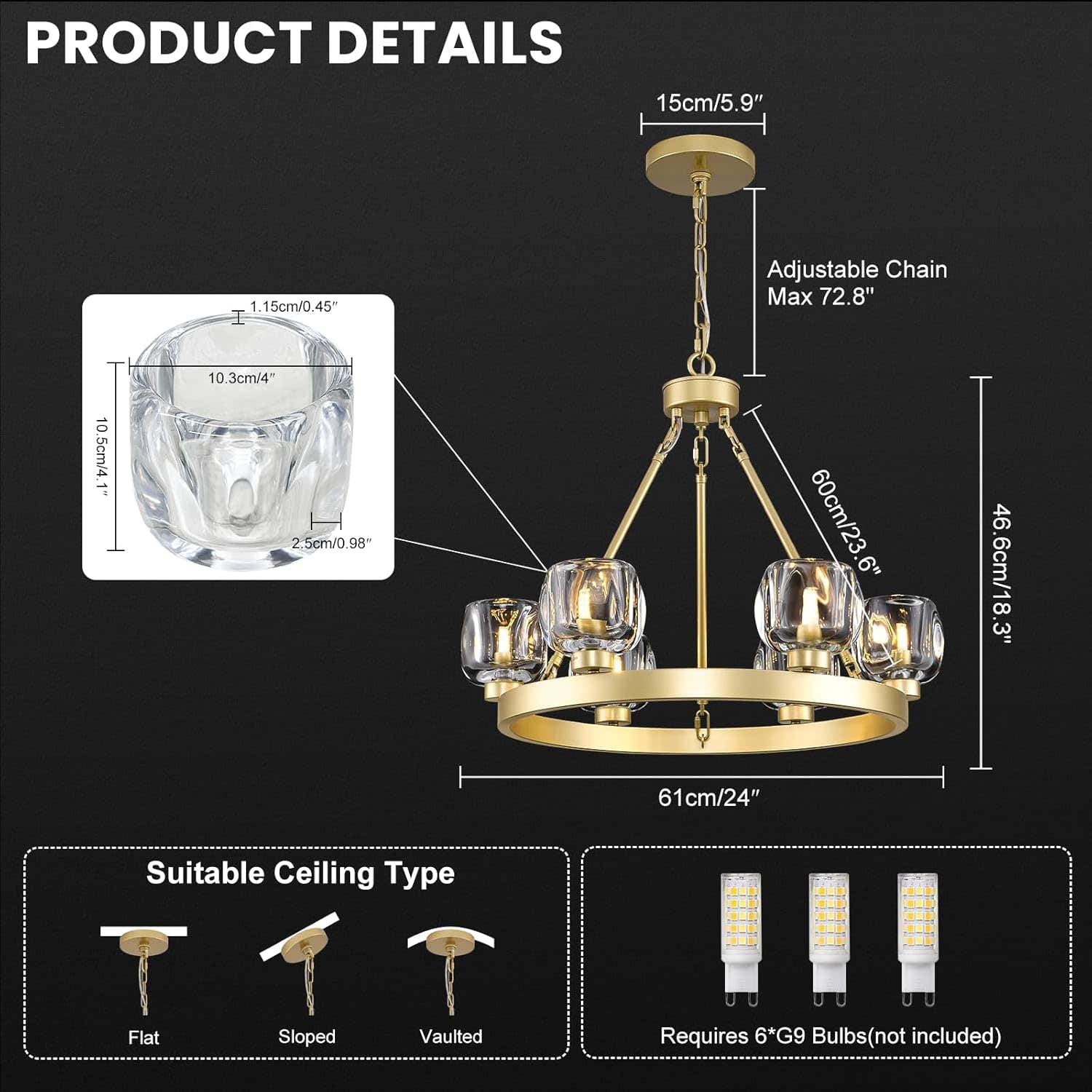 Modern Crystal Farmhouse Wagon Wheel Chandeliers for Dining Room