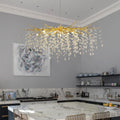Sliver Tree Branch Rectangular Chandelier - Fast Delivery-1-Luxehomezone