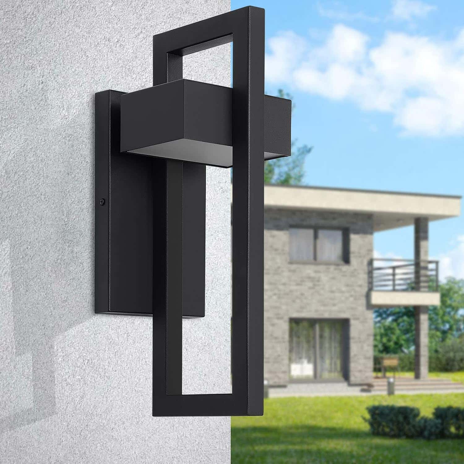 $800+ Purchase Gift | Contemporary Outdoor Wall Sconce 13.6 Inch