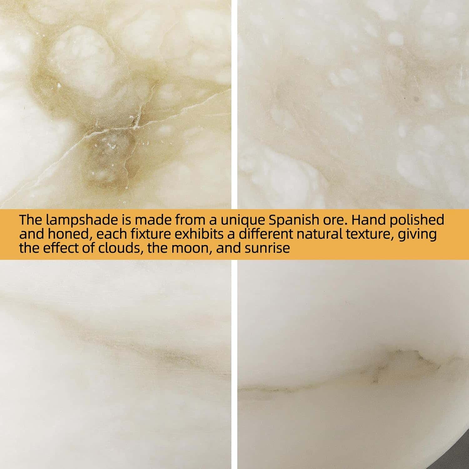 Alabaster Pendant Lights Kitchen Island - Fast Delivery-1-Luxehomezone