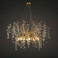 Crystal Raindrop Branch Chandelier