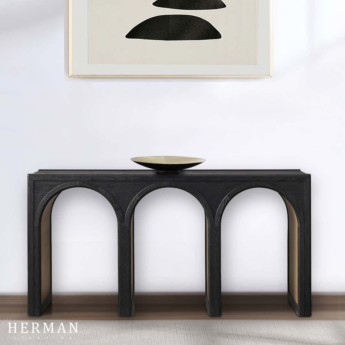 Hattie Console in Oak 60"W