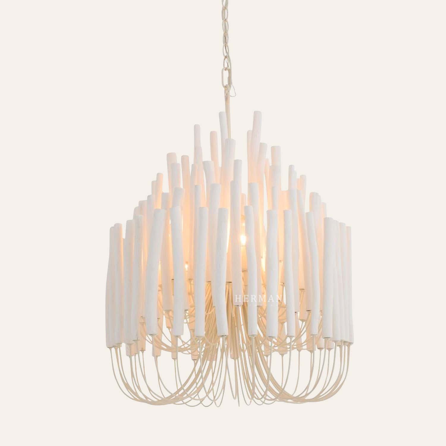 Tilda Alabaster Chandelier  21" 36"
