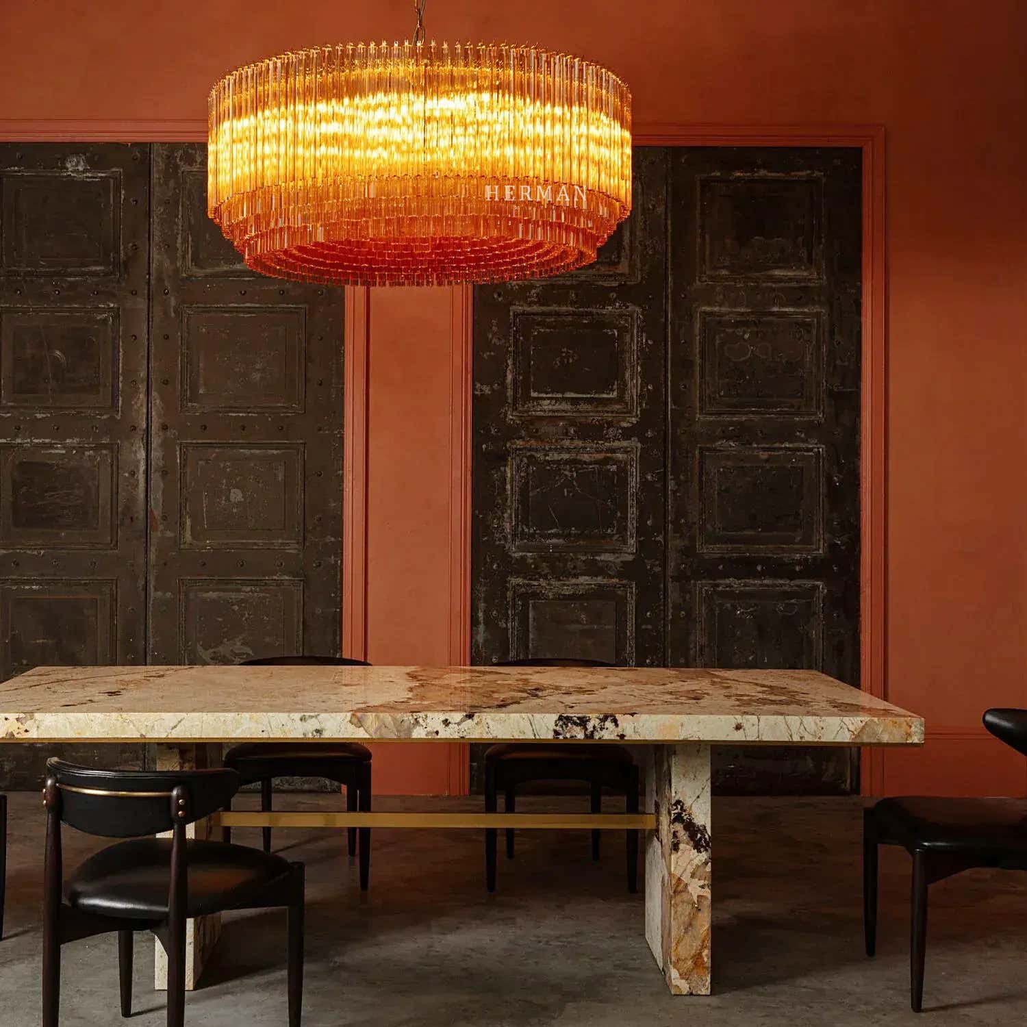 Amaro Drum Chandelier 51.2″