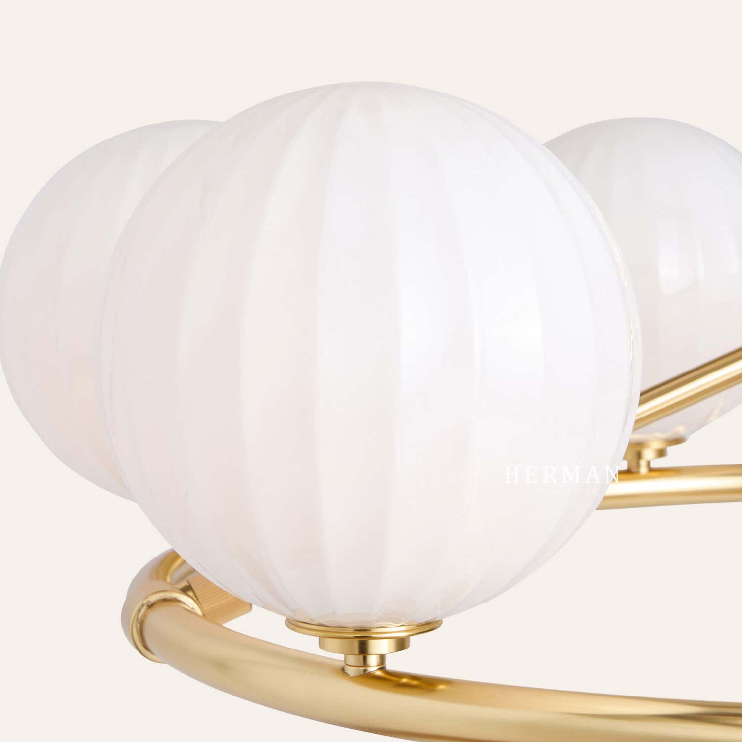 Enzo 36" Glass Round Chandelier