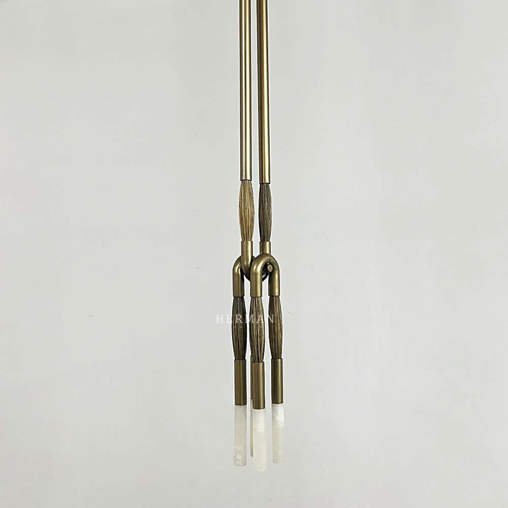 Heritage Horsehair 4-Light Pendant
