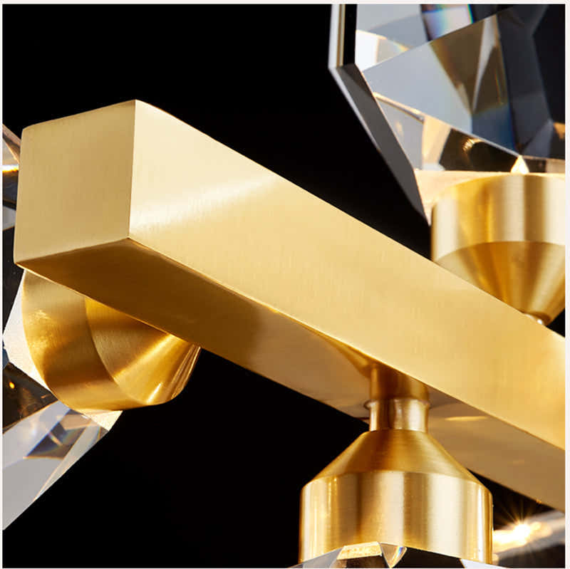 Eve Ice Water Chestnut Linear Chandelier