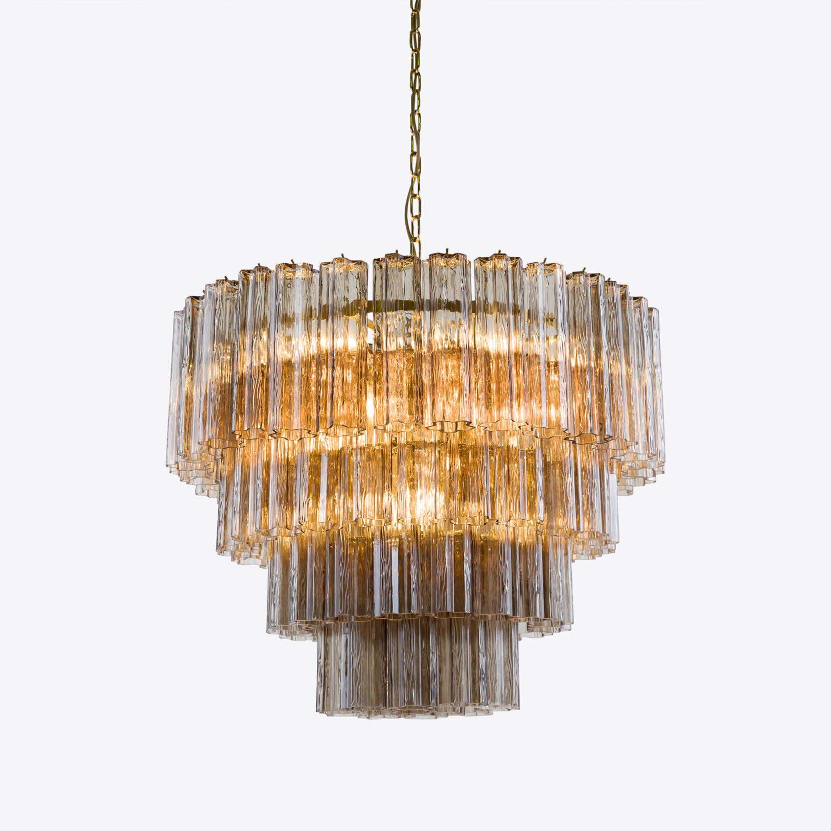 Large Treviso Murano Chandelier 31.5"