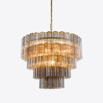 Large Treviso Murano Chandelier 31.5"