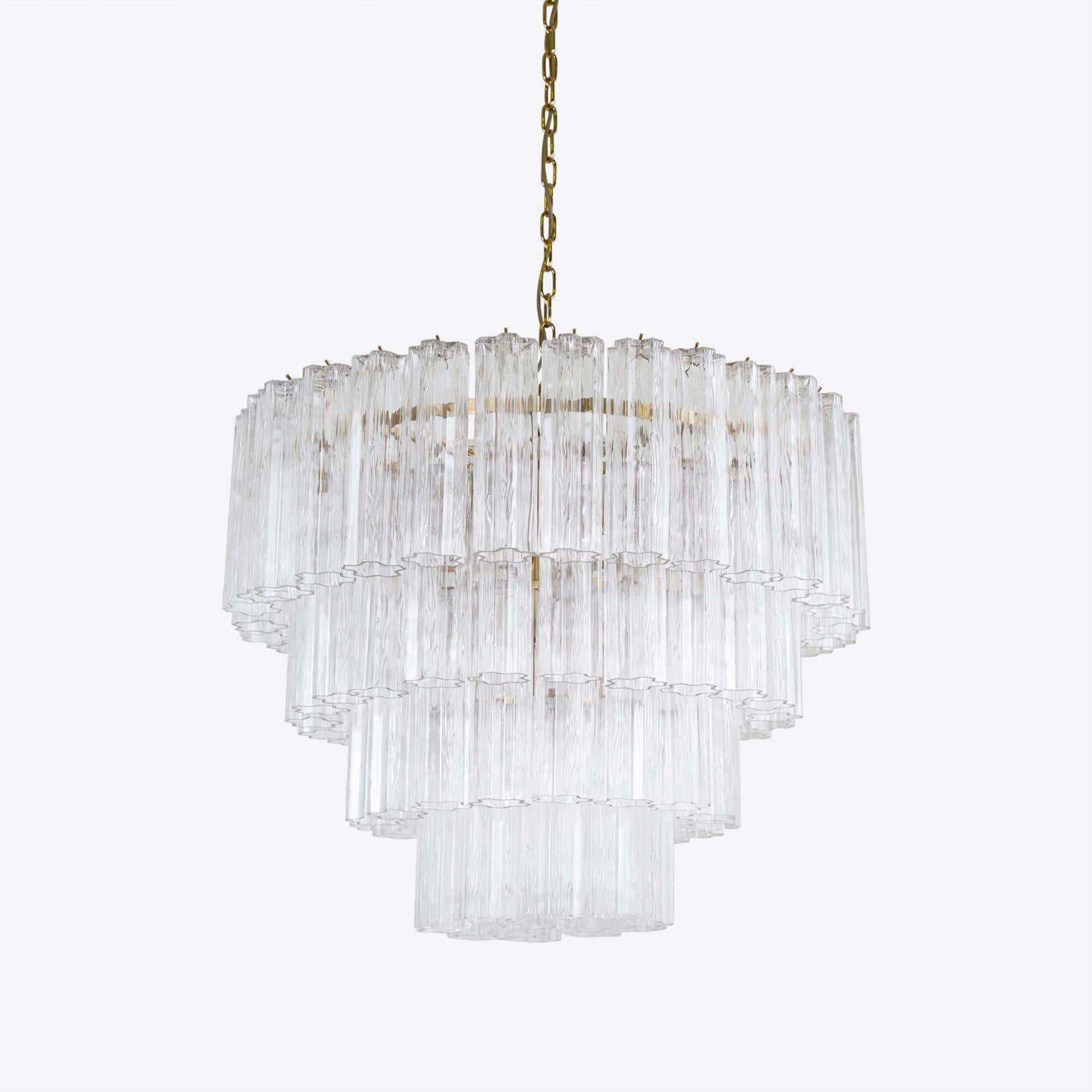 Large Treviso Murano Chandelier 31.5"