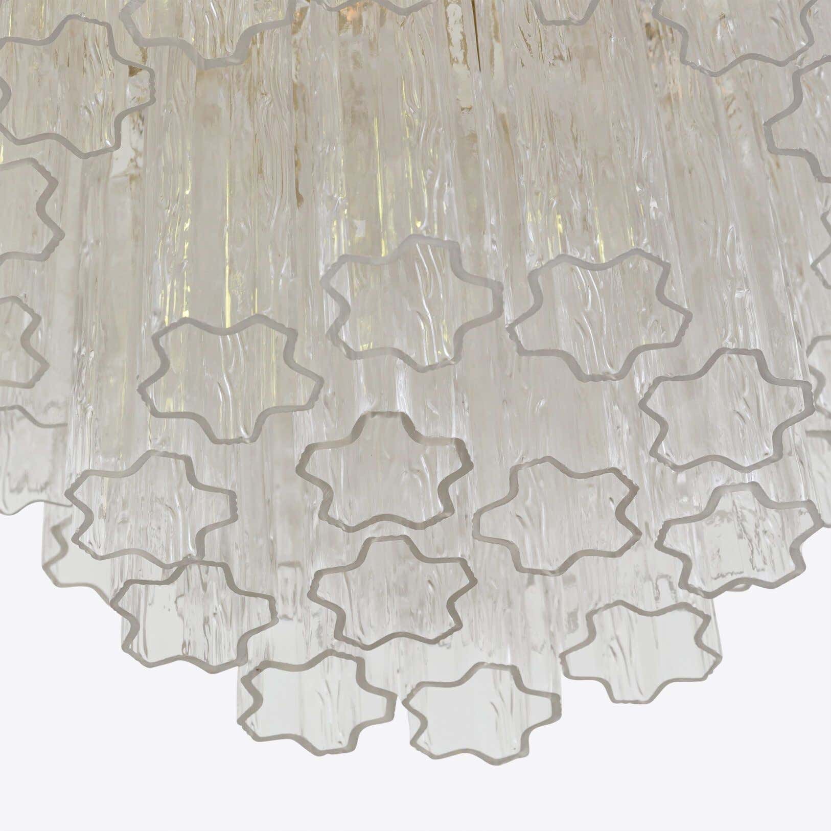 Large Treviso Murano Chandelier 31.5"