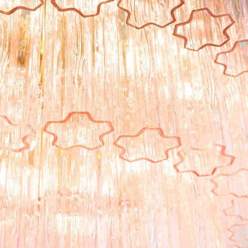 Large Treviso Murano Chandelier 31.5"