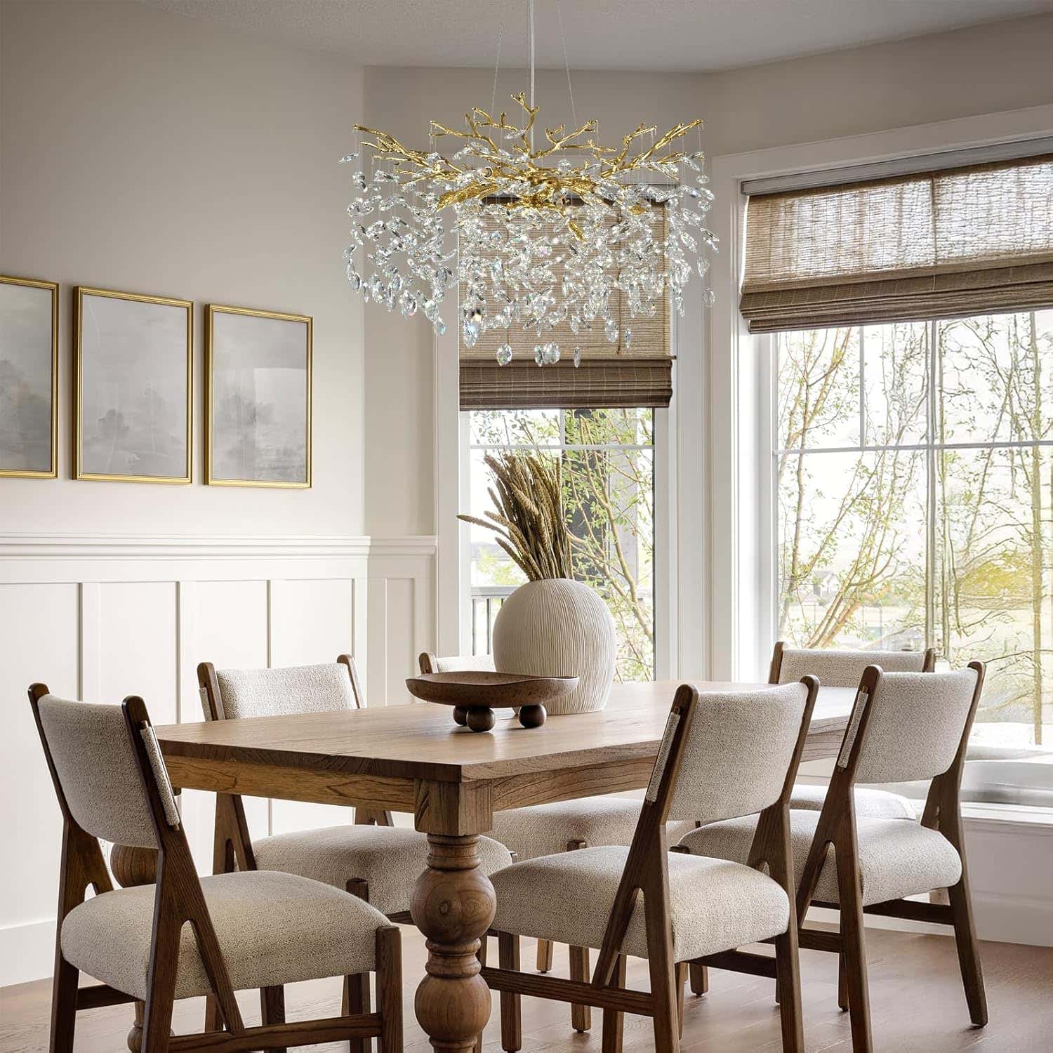 Solara Rectangular Tree Branch Chandelier 21" 30" 40" Tree Branch