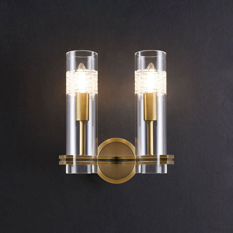 Modol Glass Tube Wall Sconce, 2-Head