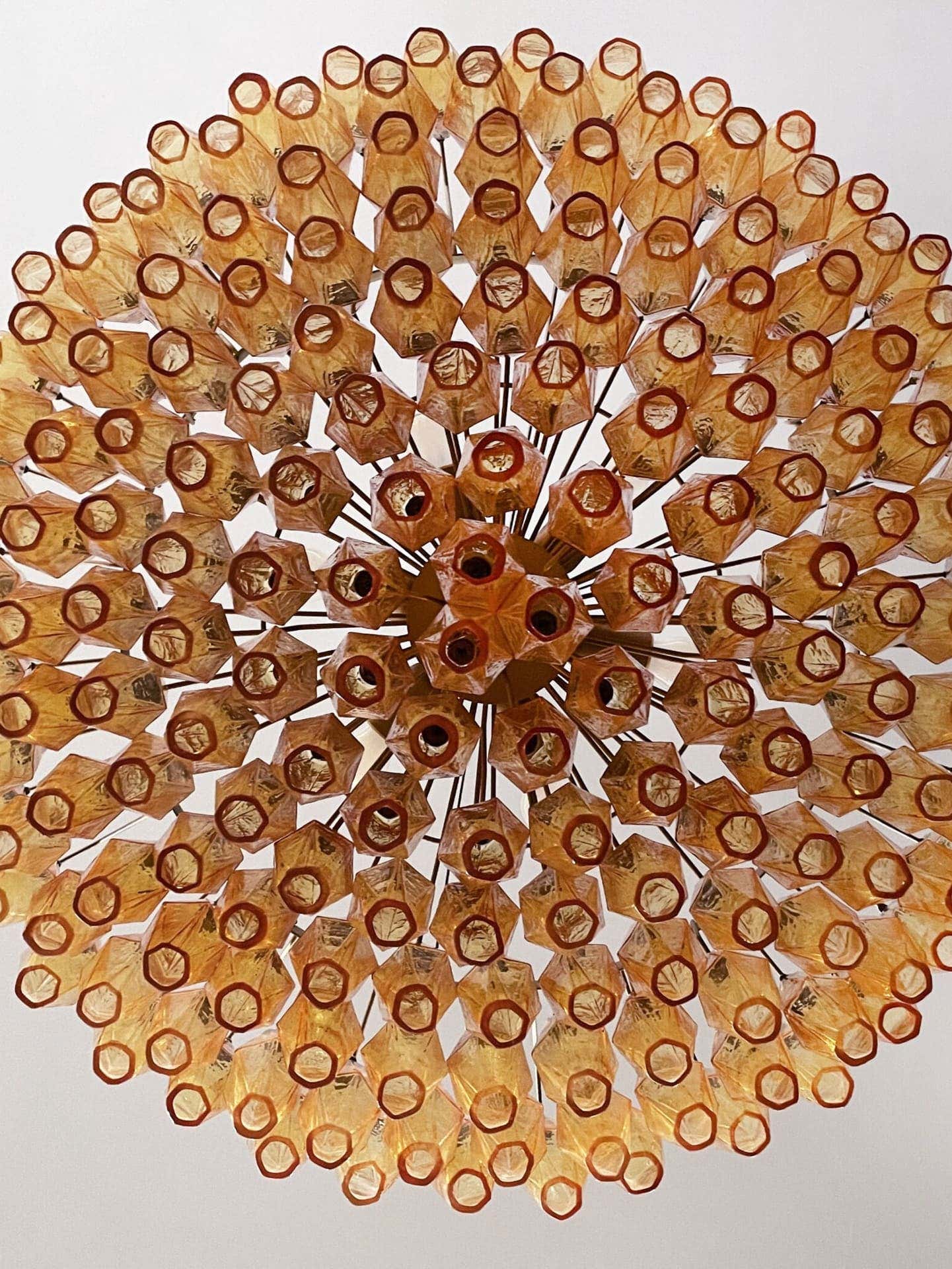 Murano Chandelier – Poliedri – 185 glass