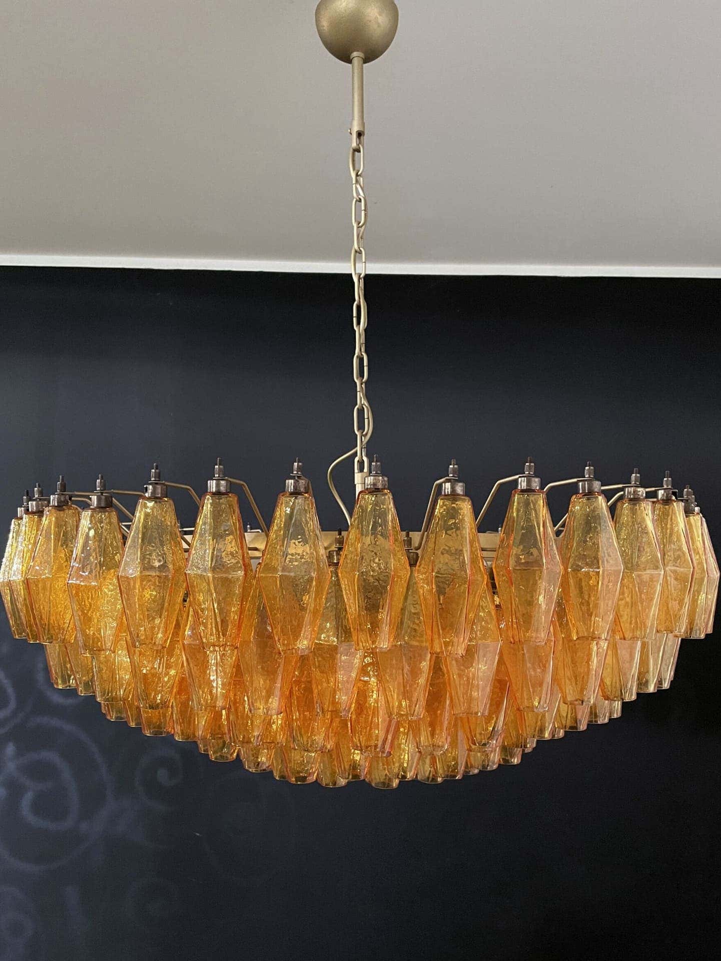 Murano Chandelier – Poliedri – 185 glass
