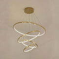 Custome Color Modern Bronze Multi Rings Chandelier