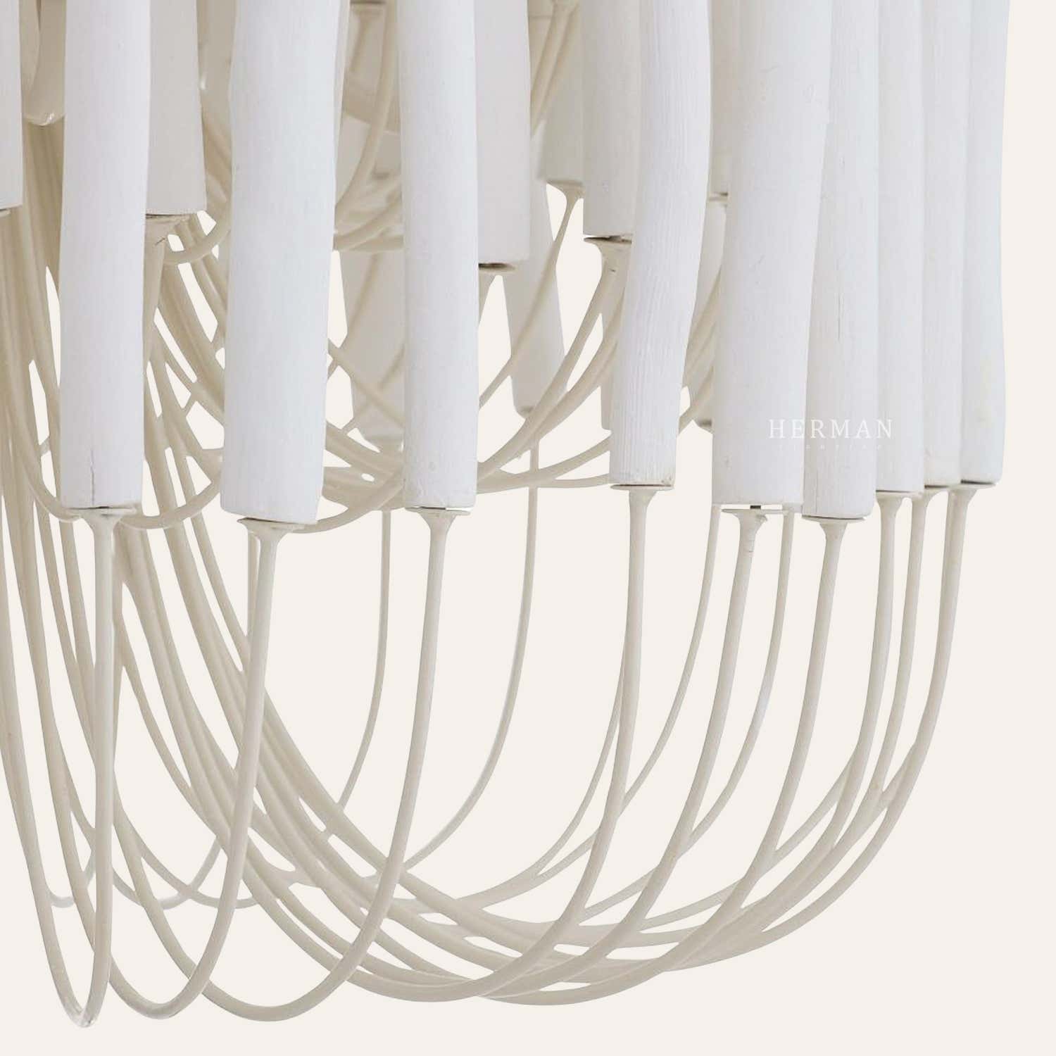 Tilda Alabaster Chandelier  21" 36"