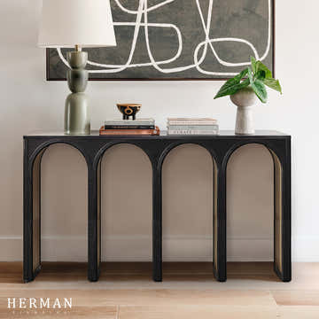 Hattie Console in Oak 60"W