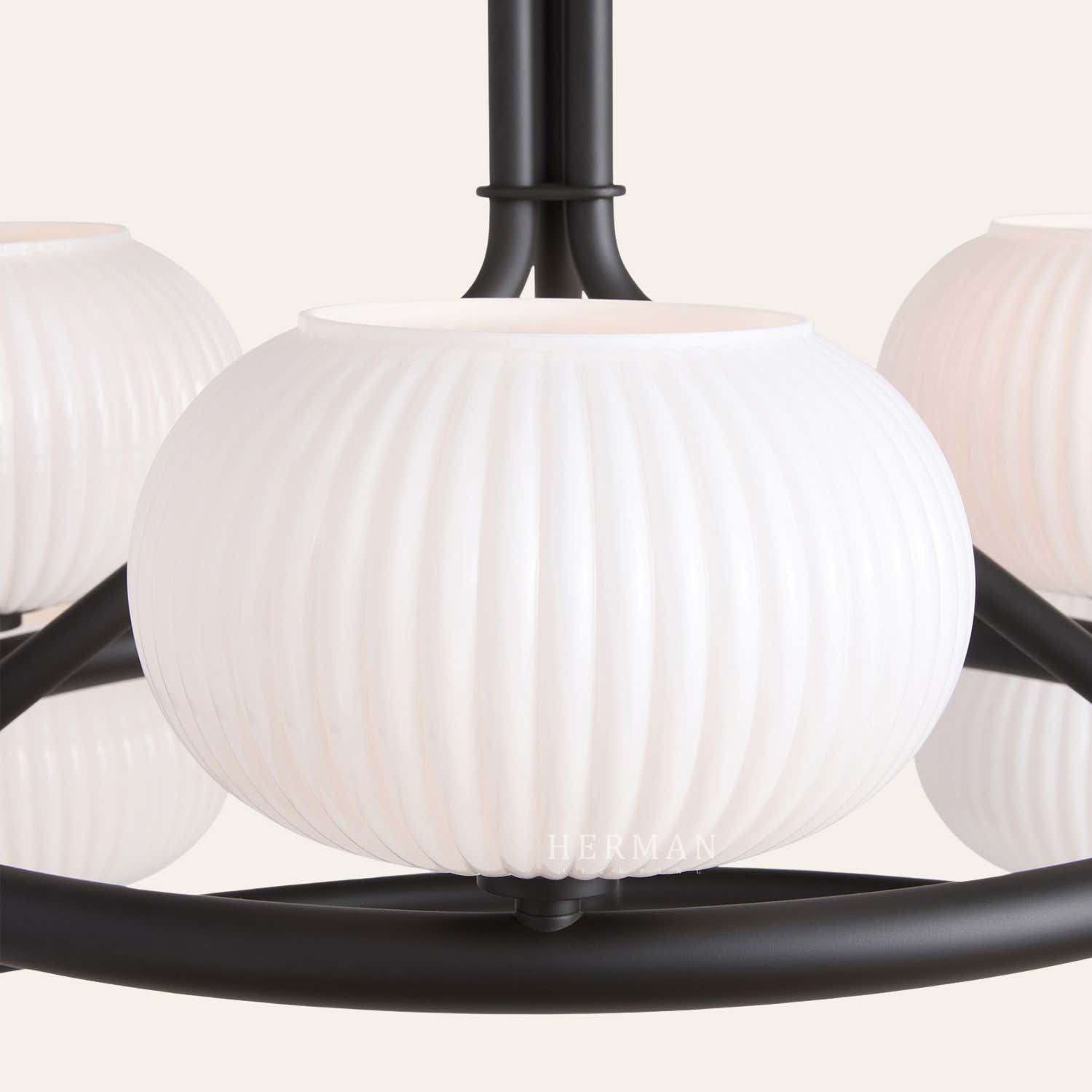 Enzo 48" Glass Double Tier Chandelier