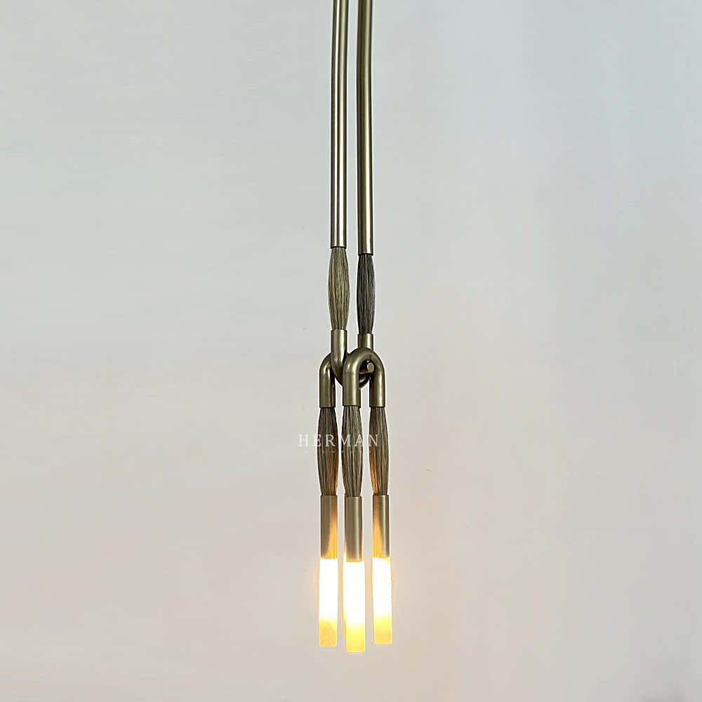 Heritage Horsehair 4-Light Pendant