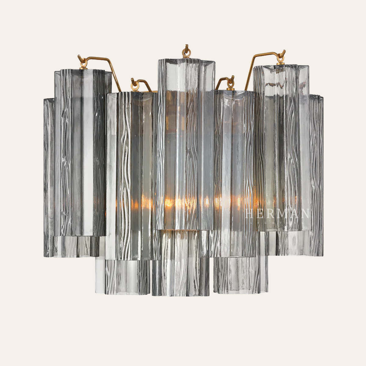 Addis Murano Glass Wall Light 14''W