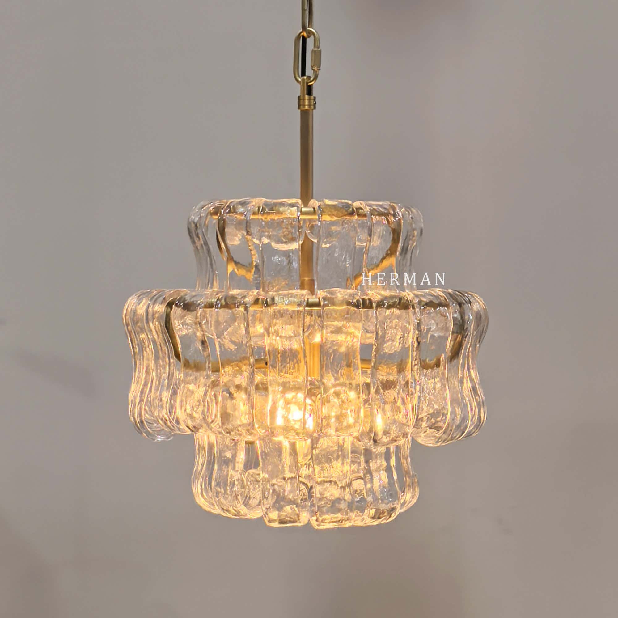 Amor Ghiaccio Glass Pendant Light