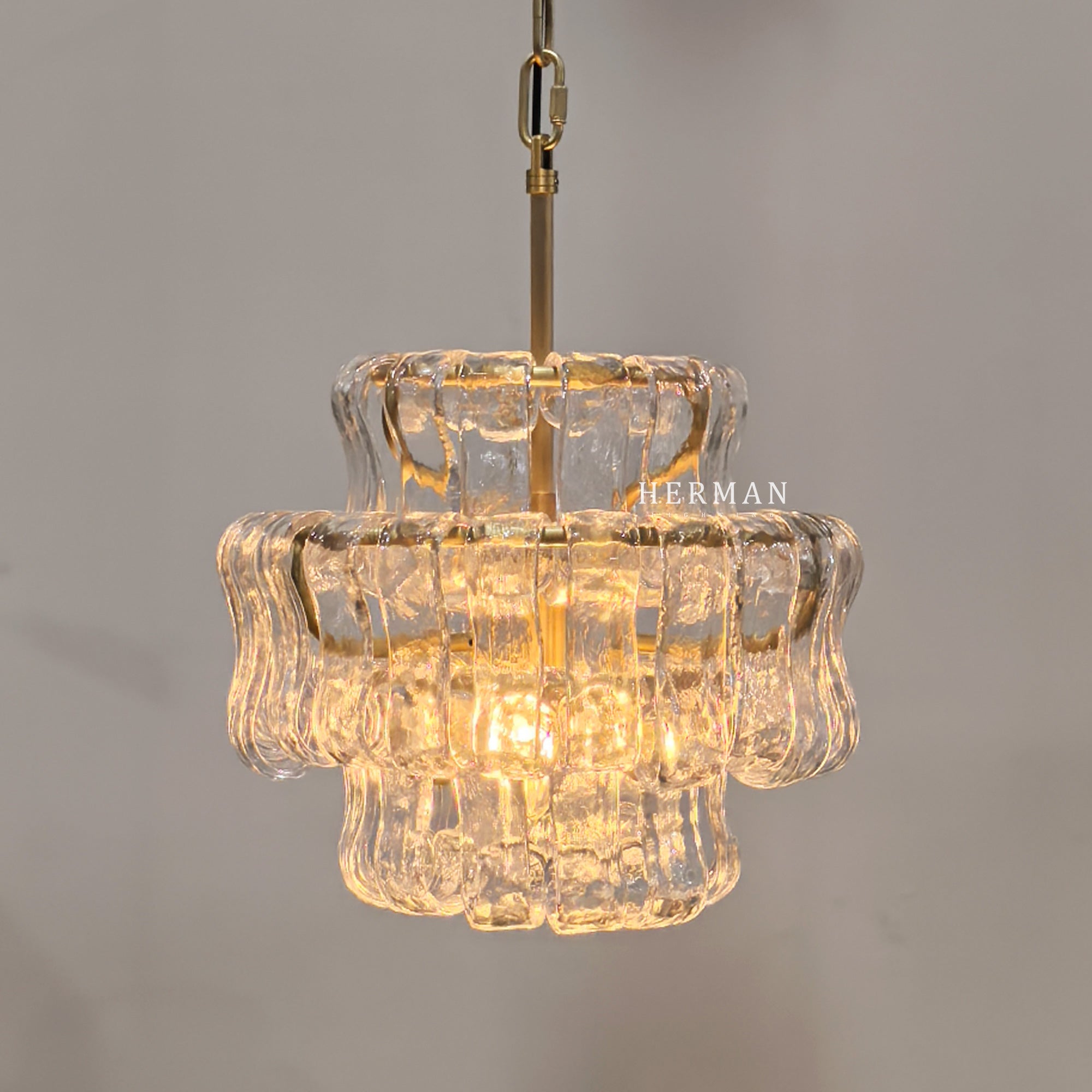 Amor Ghiaccio Glass Pendant Light