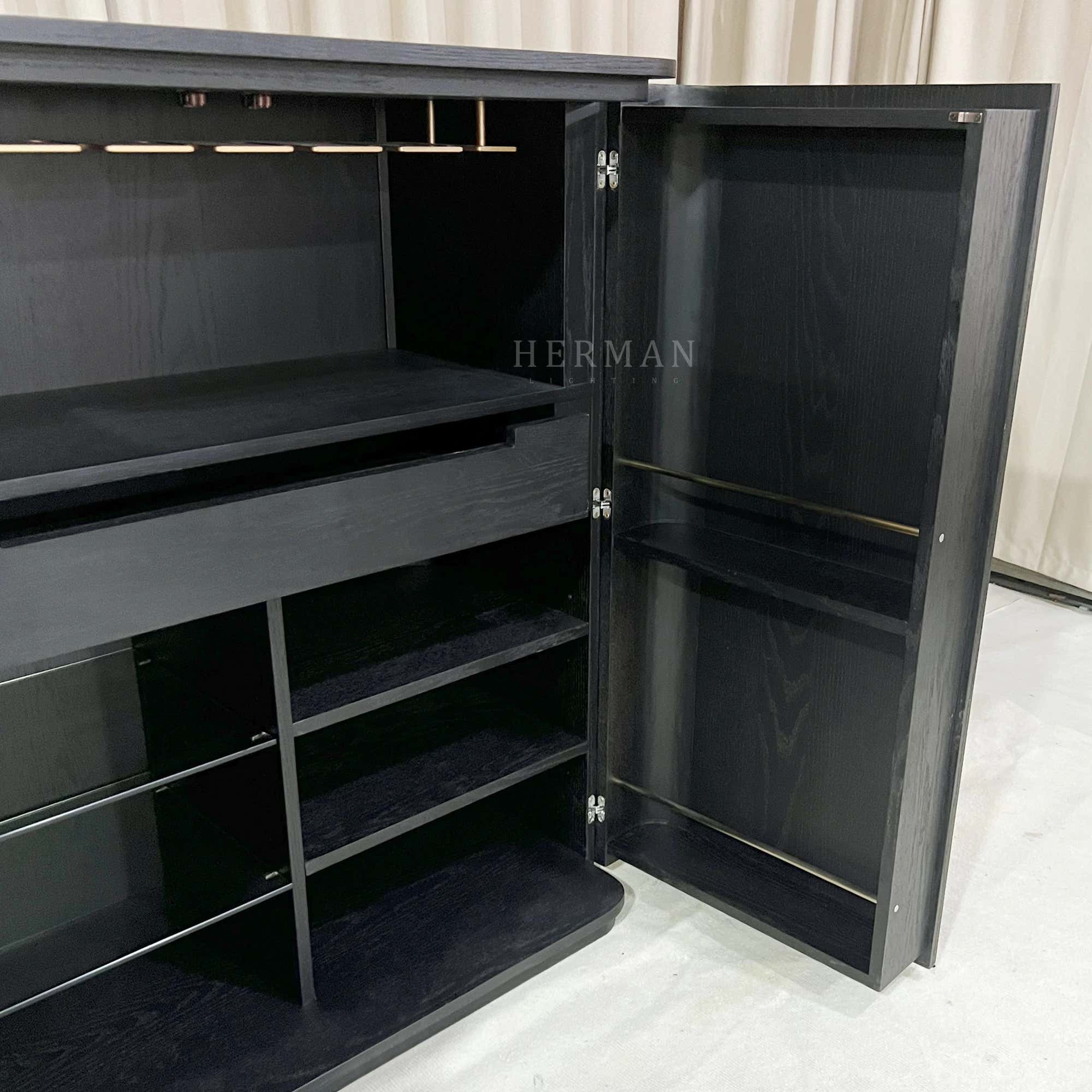 Arden Wood Bar Cabinet