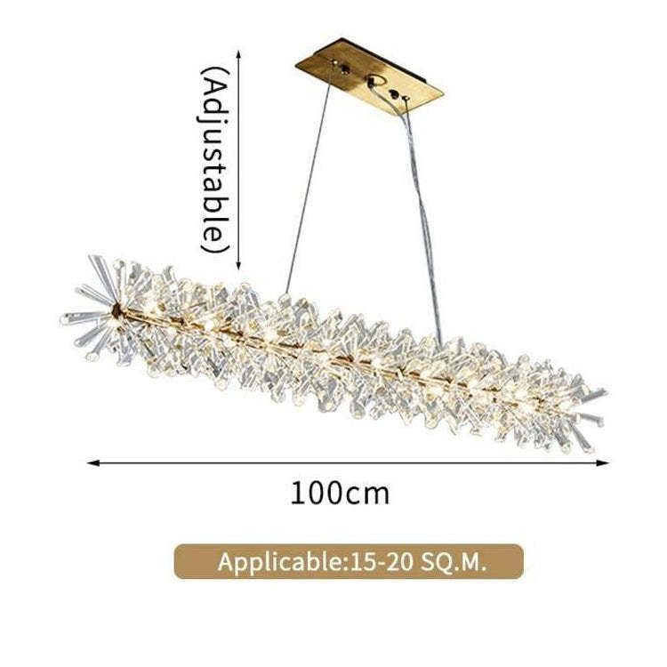 Kylie Linear Crystal Chandelier